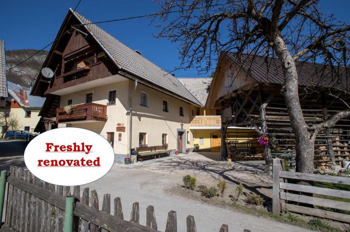 Farmhouse Pri Miklavu Bohinj Eksteriør bilde
